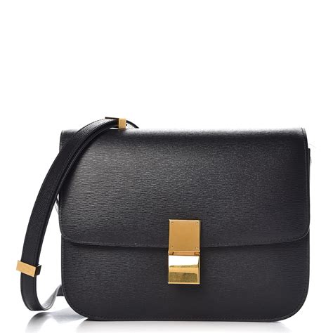 celine box bag liege|Medium Classic bag in calfskin liégé .